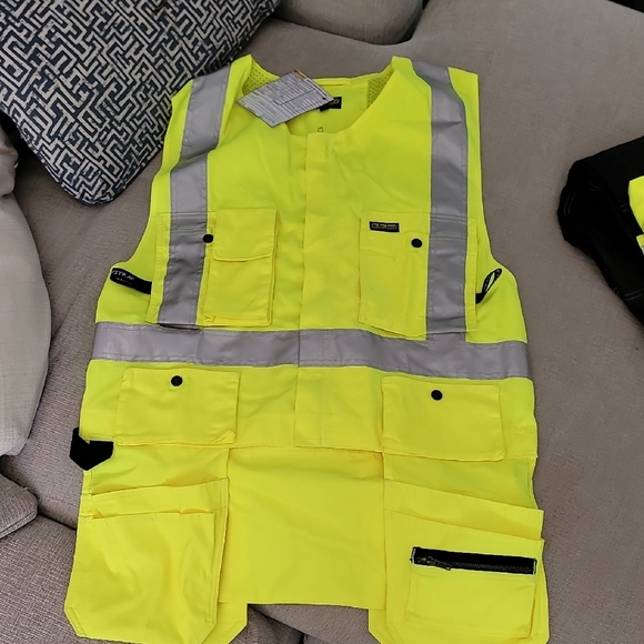 Blaklader Hi-Vis Utility Vest - Yellow - Picture 5 of 5